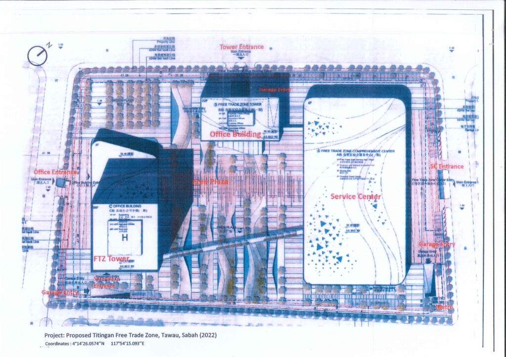 Proposed Free Trade Zone Sabah Peak Win